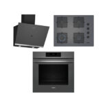 iQ500 Antrasit Gri Ankastre Set